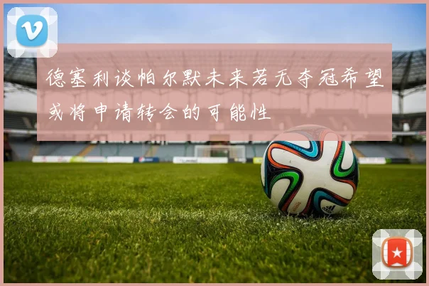 德塞利谈帕尔默未来若无夺冠希望或将申请转会的可能性
